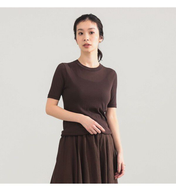 Demi-Luxe BEAMS 「AK+1 / シアー Tシャツ」|Tシャツ・カットソー|