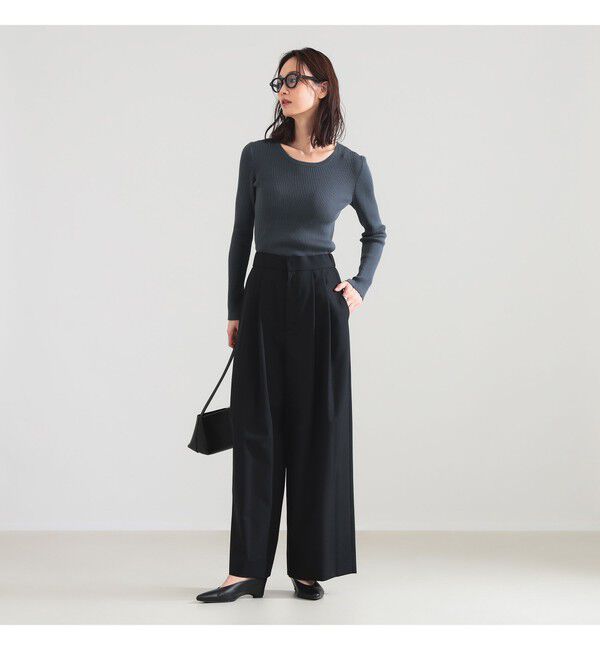 Demi-Luxe BEAMS 「14ゲージ ベーシック リブニット」|ニット・セーター|