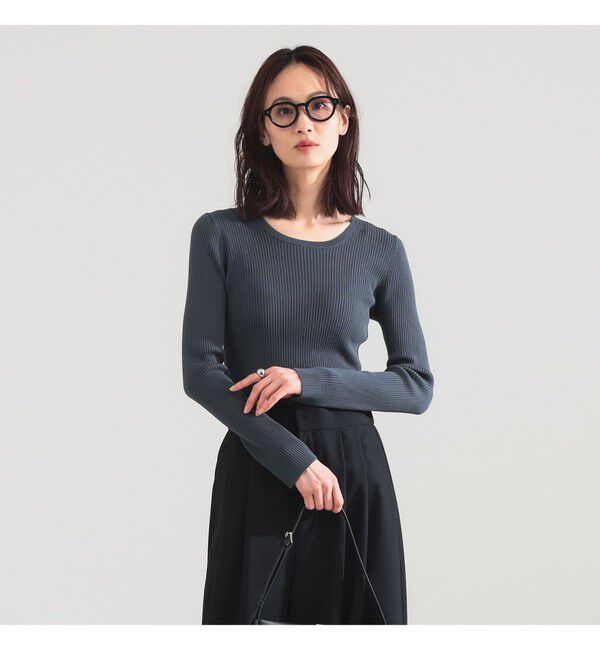 Demi-Luxe BEAMS 「14ゲージ ベーシック リブニット」|ニット・セーター|