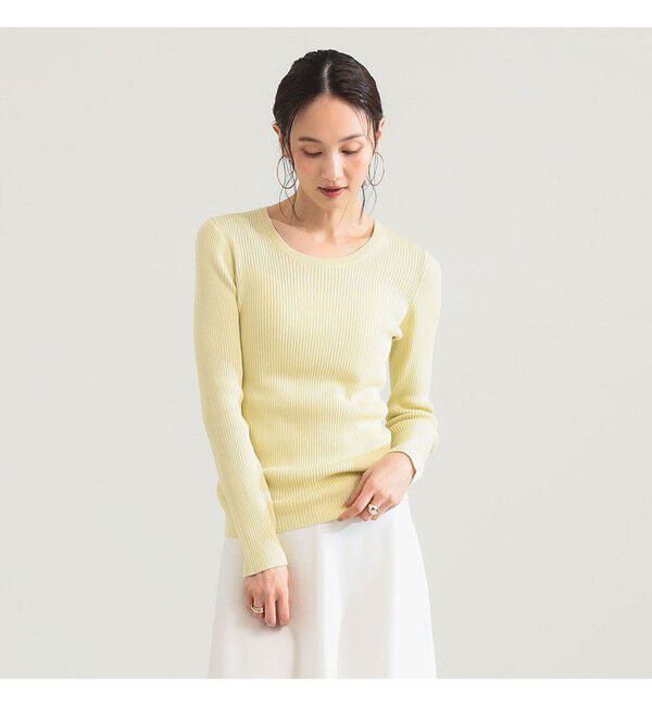 Demi-Luxe BEAMS 「14ゲージ ベーシック リブニット」|ニット・セーター|