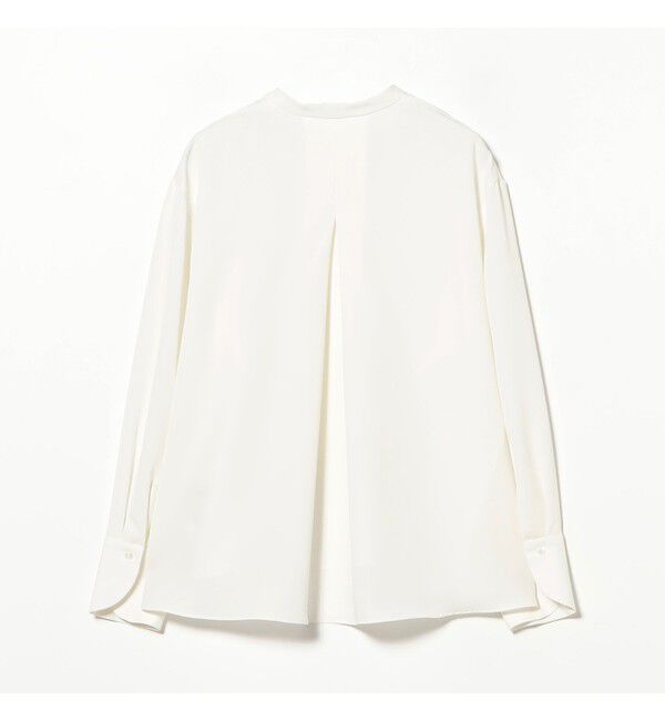 Demi-Luxe BEAMS 「ストレッチ サテン ブラウス」|シャツ・ブラウス|