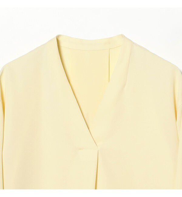 Demi-Luxe BEAMS 「ストレッチ サテン ブラウス」|シャツ・ブラウス|