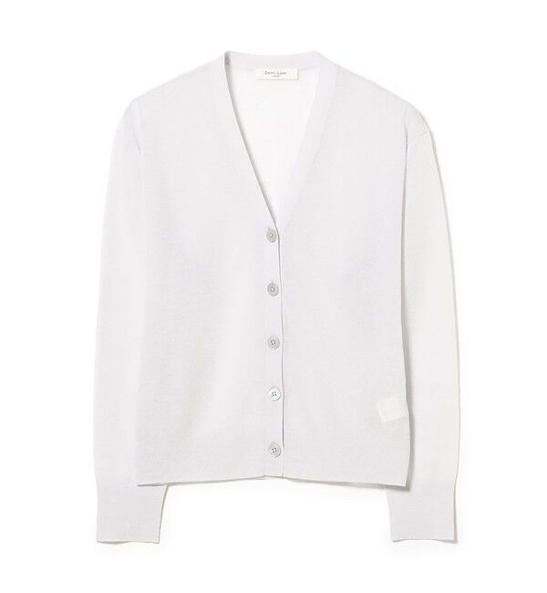 Demi-Luxe BEAMS 「リネン混 シアー カーディガン」|ニット・セーター|