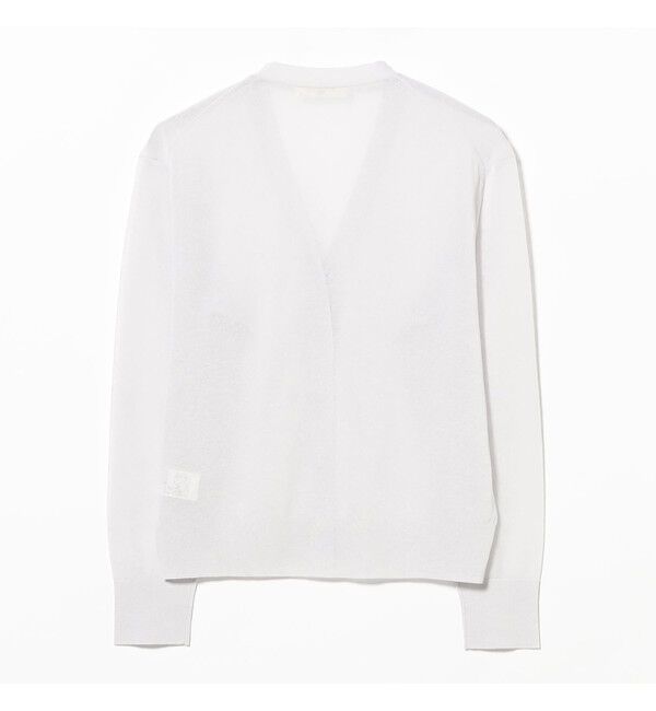 Demi-Luxe BEAMS 「リネン混 シアー カーディガン」|ニット・セーター|