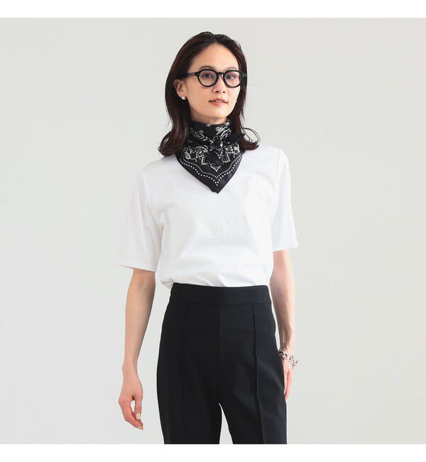 Demi-Luxe BEAMS 「スムース ハーフスリーブ Tシャツ」|Tシャツ・カットソー|