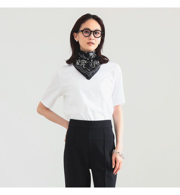 Demi-Luxe BEAMS 「スムース ハーフスリーブ Tシャツ」|Tシャツ・カットソー|