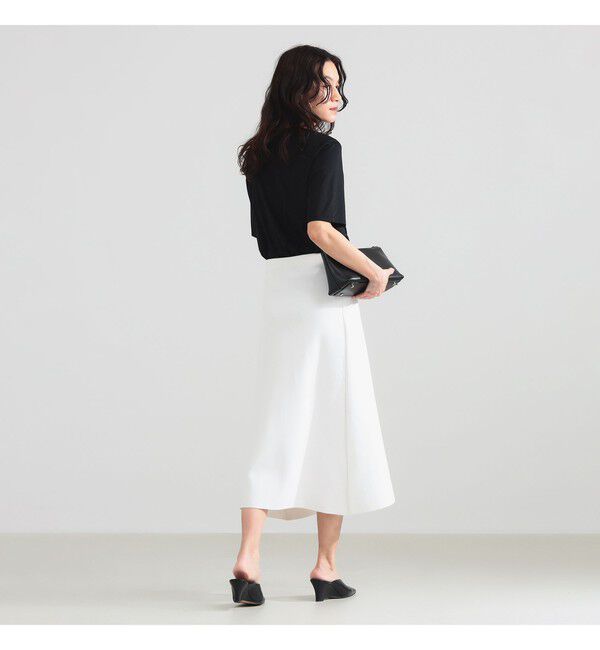 Demi-Luxe BEAMS 「スムース ハーフスリーブ Tシャツ」|Tシャツ・カットソー|