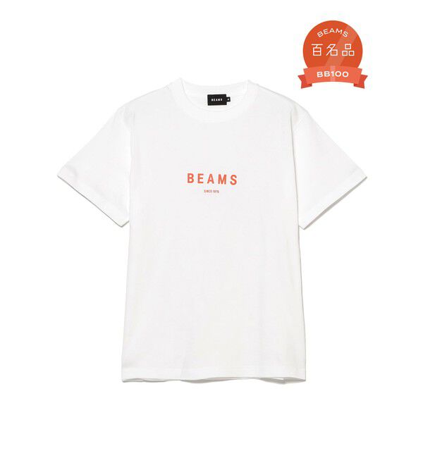 BEAMS「BEAMS ロゴ Tシャツ」|Tシャツ・カットソー|WHITE