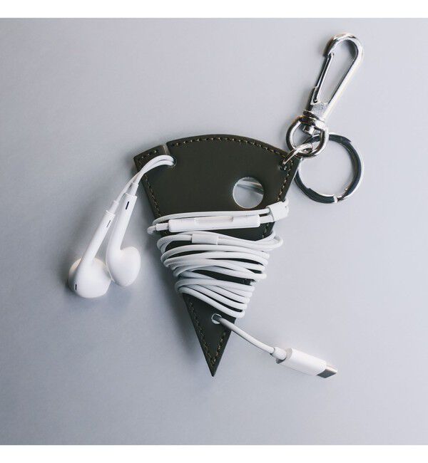 BEAMS「bPr BEAMS / ケーブルホルダー キーホルダー」|キーケース|KHAKI