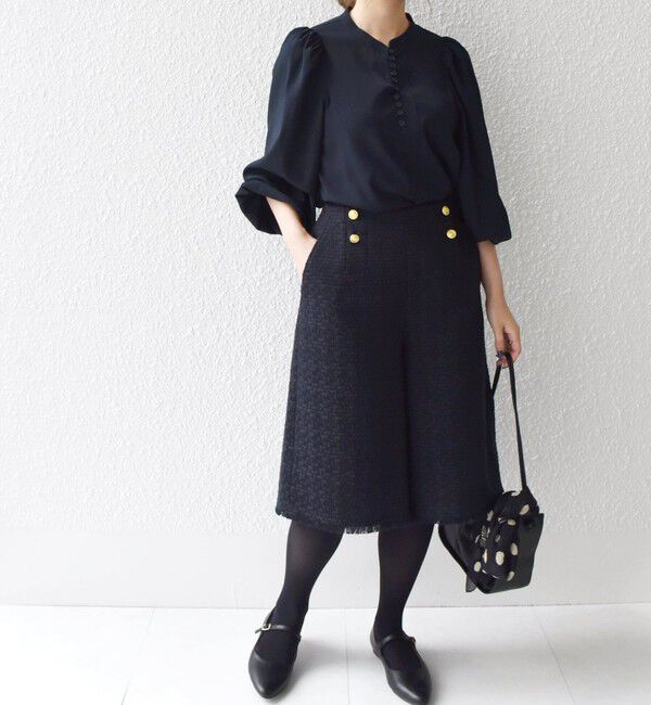 SHIPS any「SHIPS any: スラブ ツイード ハーフパンツ［NAVY BLUE］」|その他|