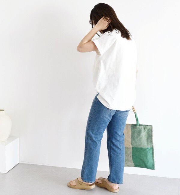 SHIPS any「《一部追加予約》SHIPS any:〈抗菌防臭/洗濯機可能〉USAコットン フレンチスリーブ TEE」|Tシャツ・カットソー|