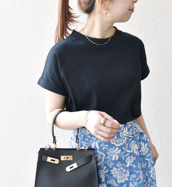 SHIPS any「《一部追加予約》SHIPS any:〈抗菌防臭/洗濯機可能〉USAコットン フレンチスリーブ TEE」|Tシャツ・カットソー|