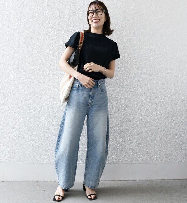 SHIPS any「《一部追加予約》SHIPS any:〈抗菌防臭/洗濯機可能〉USAコットン フレンチスリーブ TEE」|Tシャツ・カットソー|