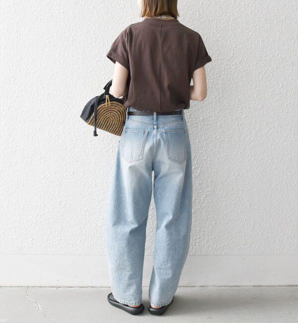 SHIPS any「《一部追加予約》SHIPS any:〈抗菌防臭/洗濯機可能〉USAコットン フレンチスリーブ TEE」|Tシャツ・カットソー|