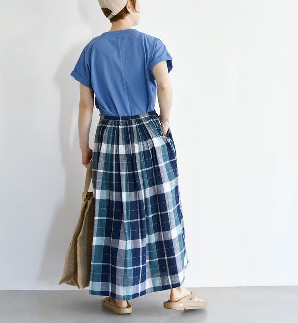 SHIPS any「《一部追加予約》SHIPS any:〈抗菌防臭/洗濯機可能〉USAコットン フレンチスリーブ TEE」|Tシャツ・カットソー|