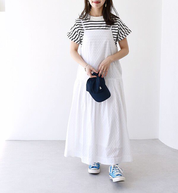 SHIPS any「《一部追加予約》SHIPS any:〈抗菌防臭/洗濯機可能〉USAコットン フレンチスリーブ TEE」|Tシャツ・カットソー|