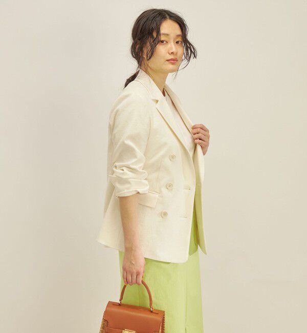 SHIPS for women「コットン リネン オックス ダブル ジャケット」|その他|