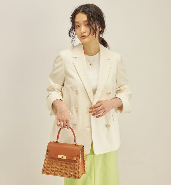 SHIPS for women「コットン リネン オックス ダブル ジャケット」|その他|