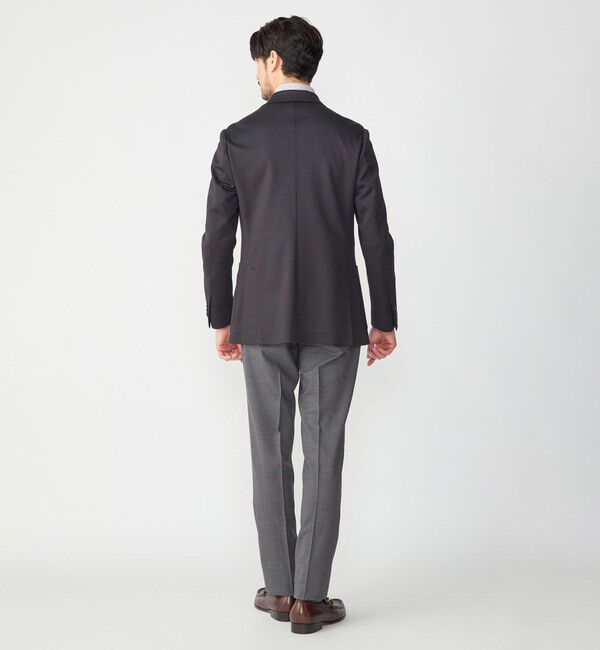 SHIPS「SHIPS: 〈手洗い可能〉ラスティック ウォッシャブル ストレッチ パンツ(無地)」|スラックス|