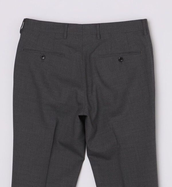 SHIPS「SHIPS: 〈手洗い可能〉ラスティック ウォッシャブル ストレッチ パンツ(無地)」|スラックス|