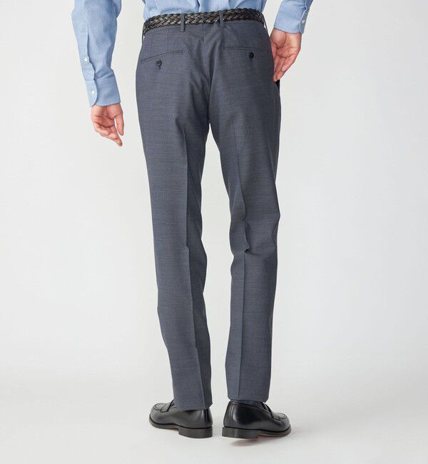 SHIPS「SHIPS: 〈手洗い可能〉ラスティック ウォッシャブル ストレッチ パンツ(無地)」|スラックス|