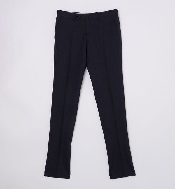 SHIPS「SHIPS: 〈手洗い可能〉ラスティック ウォッシャブル ストレッチ パンツ(無地)」|スラックス|