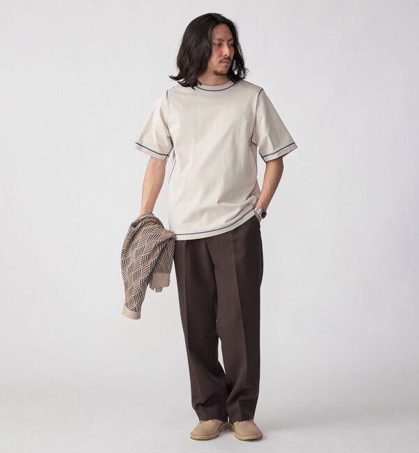 SHIPS「SHIPS: カラー ステッチ Tシャツ」|Tシャツ・カットソー|