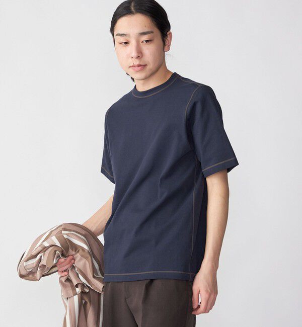 SHIPS「SHIPS: カラー ステッチ Tシャツ」|Tシャツ・カットソー|