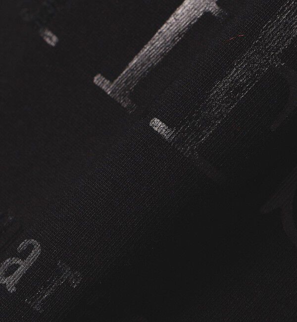 quaranciel「quaranciel:〈洗濯機可能〉クルーネック コットン ロゴ プリント TEE」|Tシャツ・カットソー|