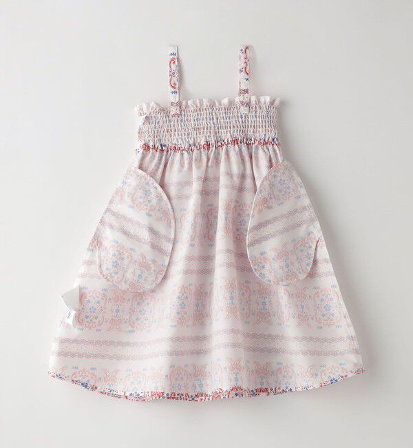 SHIPS Colors 「SHIPS Colors:〈洗濯機可能〉2WAY プリント スカート(100~140cm)」|フレア|