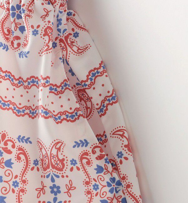 SHIPS Colors 「SHIPS Colors:〈洗濯機可能〉2WAY プリント スカート(100~140cm)」|フレア|