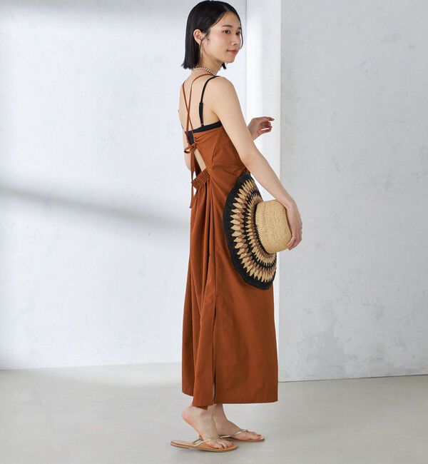 SHIPS for women「〈手洗い可能〉バッククロス キャミ ワンピース」|その他|