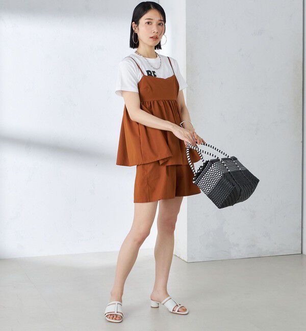 SHIPS for women「〈手洗い可能〉セットアップ スイムウェア(キャミ＆ショートパンツ)」|その他|