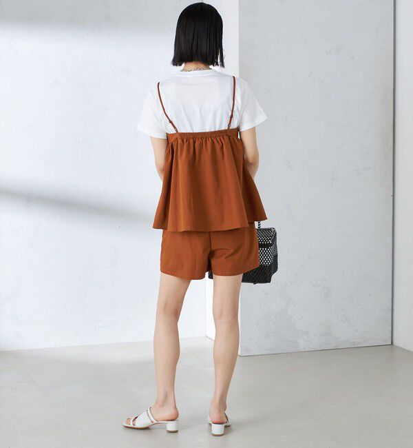 SHIPS for women「〈手洗い可能〉セットアップ スイムウェア(キャミ＆ショートパンツ)」|その他|