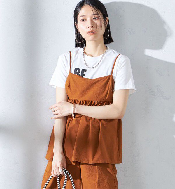 SHIPS for women「〈手洗い可能〉セットアップ スイムウェア(キャミ＆ショートパンツ)」|その他|