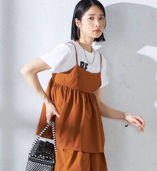 SHIPS for women「〈手洗い可能〉セットアップ スイムウェア(キャミ＆ショートパンツ)」|その他|