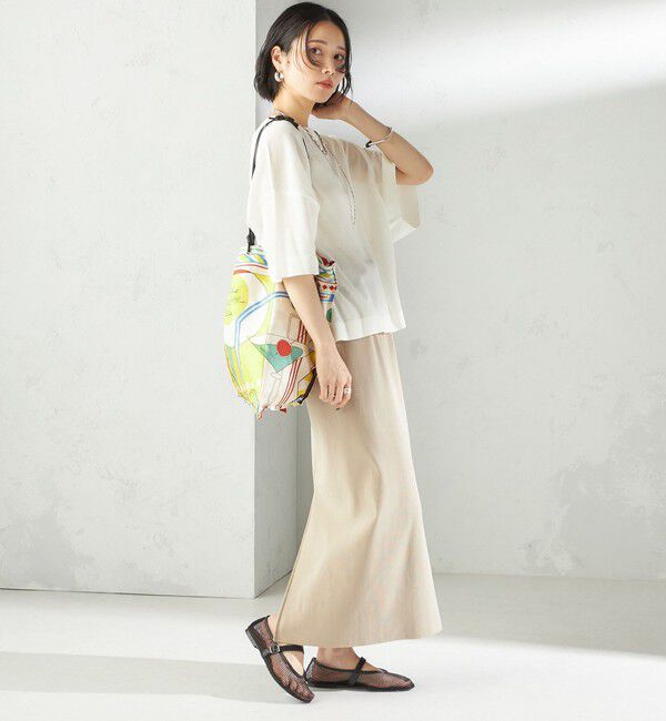 SHIPS for women「〈UVカット / 手洗い可能〉リブ ジャージー 2WAY ストレッチ スカート」|スカート|