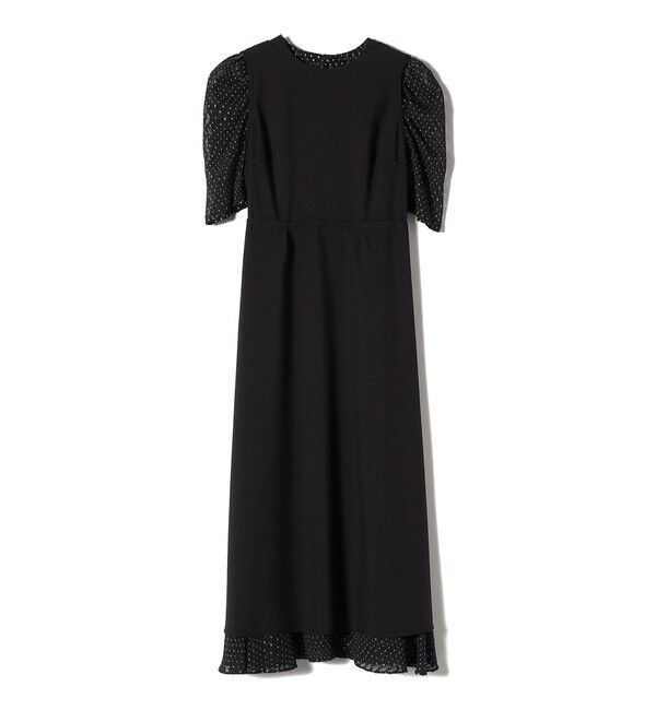 SHIPS for women「troisiemeCHACO:カット ジャカード ワンピース（セレモニー対応可）」|ワンピース|