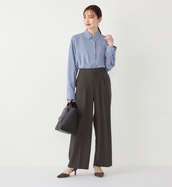 SHIPS Colors 「SHIPS Colors:〈手洗い可能〉リラックス ワイド パンツ」|その他|