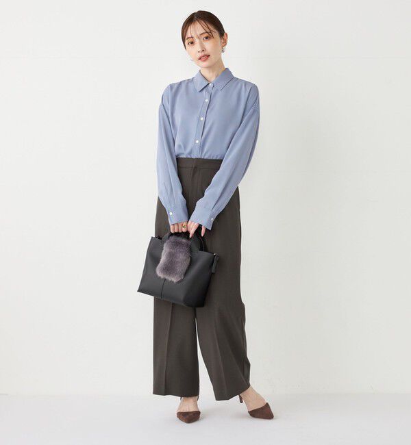 SHIPS Colors 「SHIPS Colors:〈手洗い可能〉リラックス ワイド パンツ」|その他|