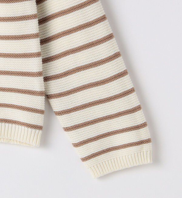 SHIPS KIDS「SHIPS KIDS:130～155cm / 〈洗濯機可能〉ボーダー カーディガン」|カーディガン|