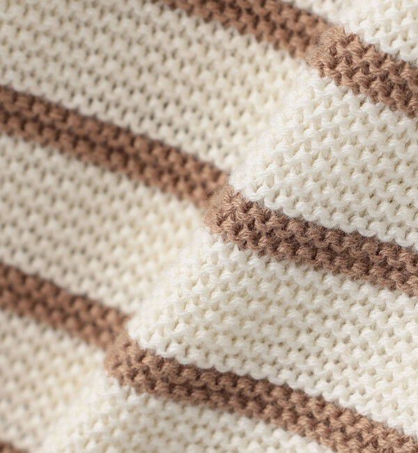 SHIPS KIDS「SHIPS KIDS:130～155cm / 〈洗濯機可能〉ボーダー カーディガン」|カーディガン|