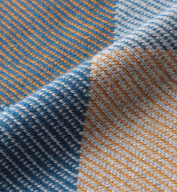 SHIPS「SHIPS:〈手洗い可能〉コットン カシミヤ チェック クルーネック ニット」|ニット・セーター|