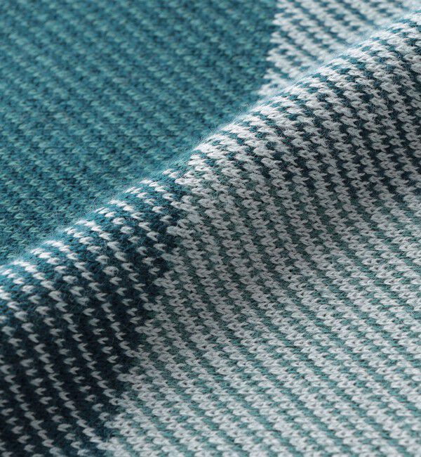 SHIPS「SHIPS:〈手洗い可能〉コットン カシミヤ チェック クルーネック ニット」|ニット・セーター|