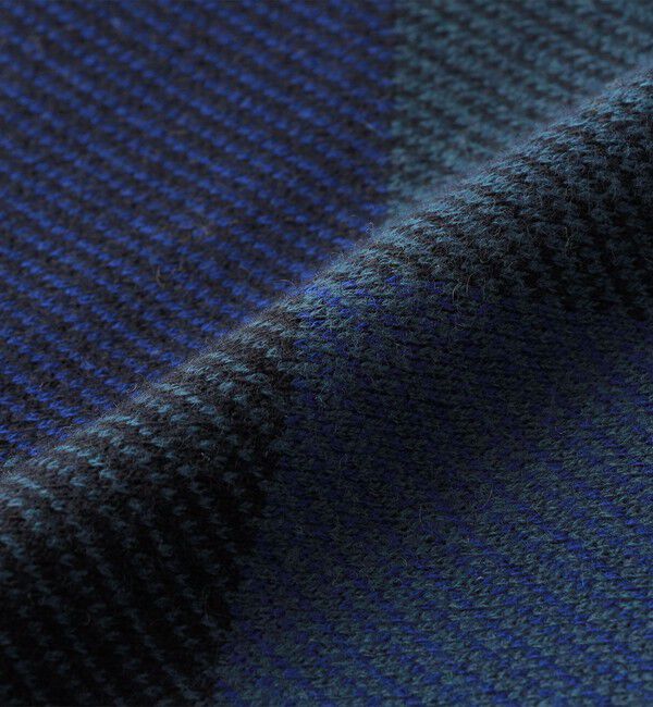 SHIPS「SHIPS:〈手洗い可能〉コットン カシミヤ チェック クルーネック ニット」|ニット・セーター|