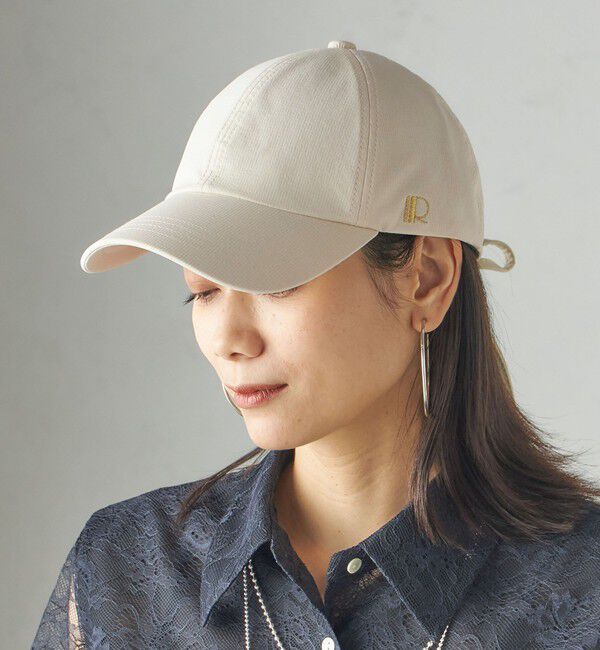 SHIPS for women「Revis.:〈UVカット/撥水〉リボン キャップ」|キャップ・キャスケット|