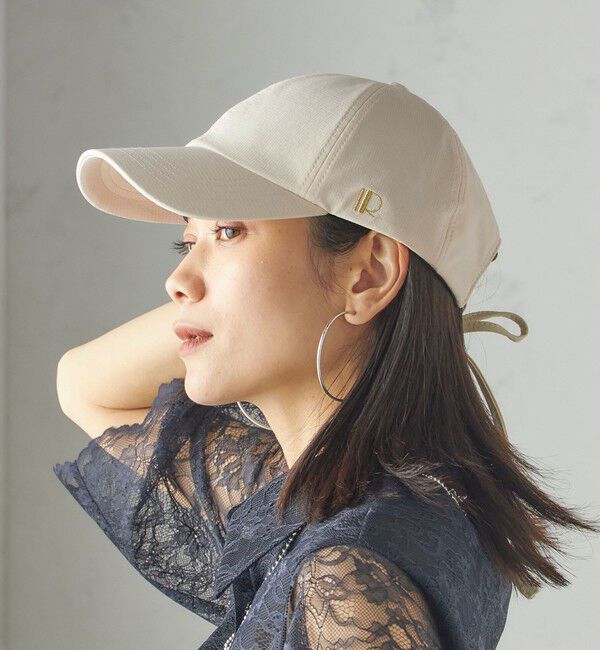 SHIPS for women「Revis.:〈UVカット/撥水〉リボン キャップ」|キャップ・キャスケット|
