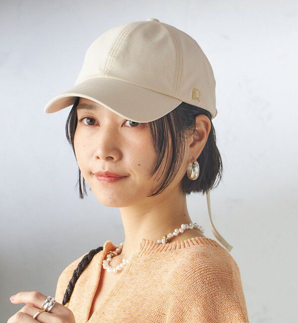 SHIPS for women「Revis.:〈UVカット/撥水〉リボン キャップ」|キャップ・キャスケット|