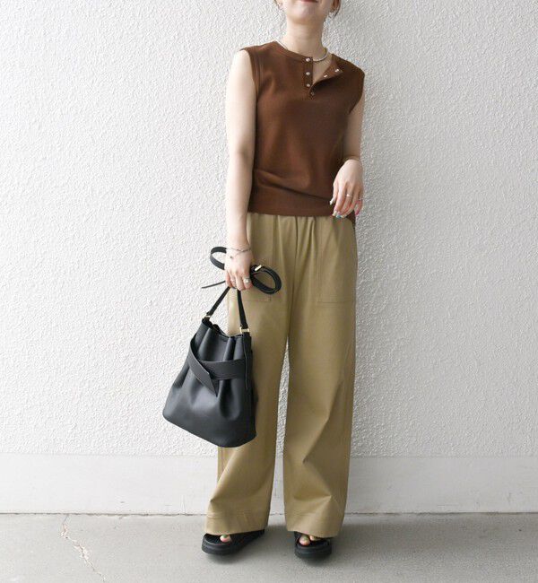 SHIPS any「SHIPS any: ベルト デザイン 巾着 ショルダー バッグ」|ショルダー・メッセンジャー|