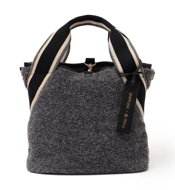 SHIPS any「【SHIPS any別注】Folna: 2WAY ライン リバーシブル ショルダー バッグ」|ショルダー・メッセンジャー|